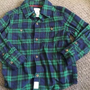 Carters plaid button down